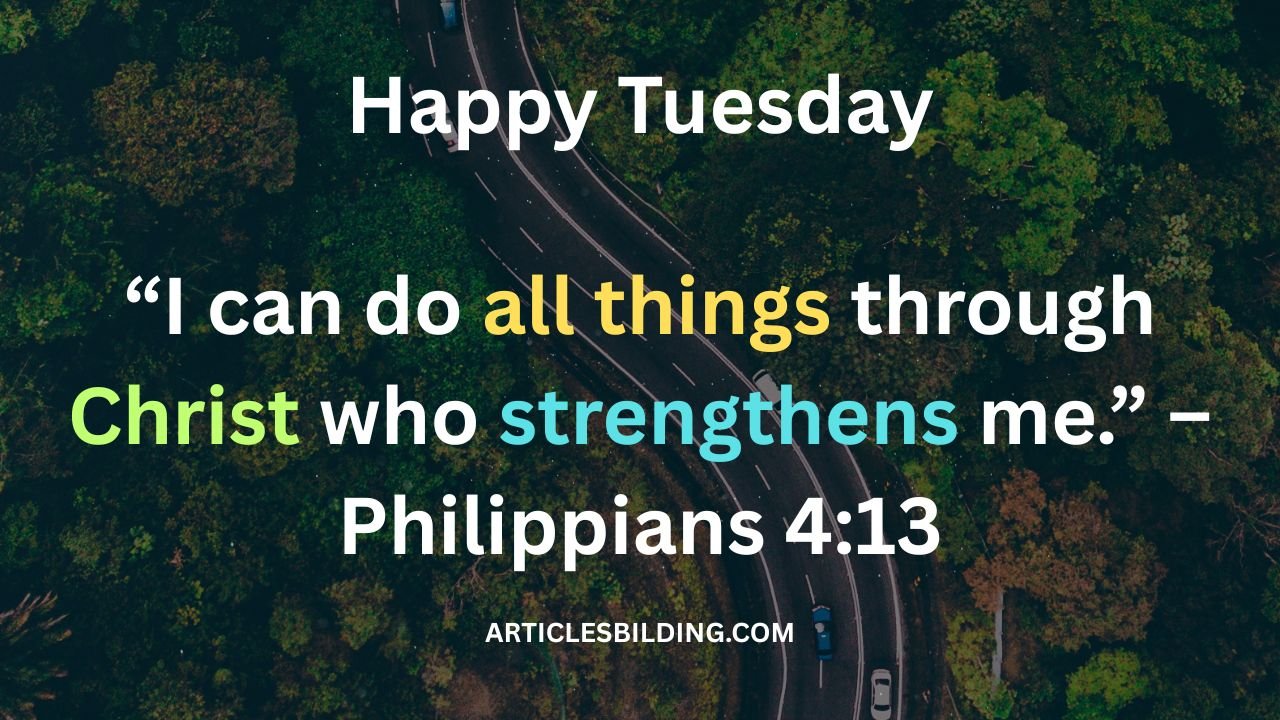 Good Morning Tuesday Blessings