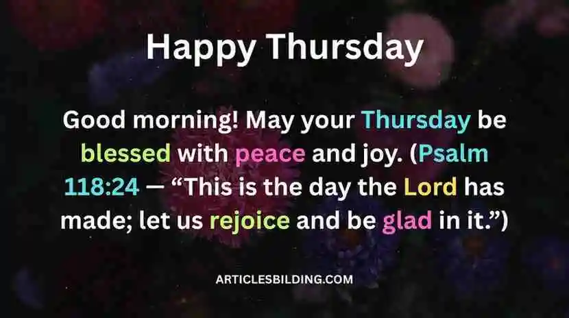 Inspirational Thursday Blessings