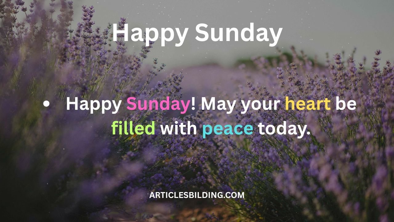 Sunday Blessings