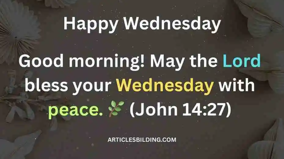 Inspirational Wednesday Blessings